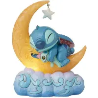 Enesco Disney Stitch And Scrump On The Moon Figur
