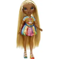 Mga Rainbow High Hair Chalk & Style Doll- Meline (Gold), Modepuppe, Weiblich, 4 Jahr(e), Junge/Mädchen, 280 mm, Mehrfarbig