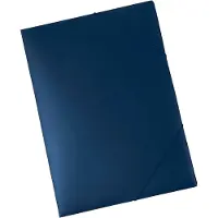 Eichner Eckspannmappe, DIN A3, Gummizugverschluss, 5 Stück, blau
