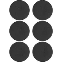 Villeroy & Boch Pizzateller "Teller Manufacture Rock ø 32.0 cm 6er Set schwarz"