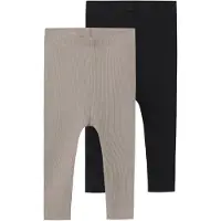 TWO SOON 2er-Pack Leggings in Black | Gr.: 74