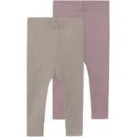TWO SOON 2er-Pack Leggings in Woodrose | Gr.: 80