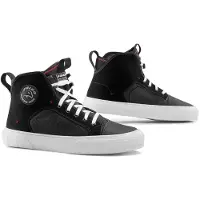 Falco Starboy 4 Schwarz Weiße Motorradschuhe Größe 45