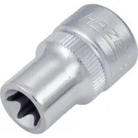 Hazet TX Steckschlüssel-Einsatz 880-E10 E10 Vierkant hohl 10 mm (3/8")