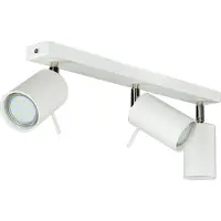 Licht-Erlebnisse Moderner Strahler (in Weiß, Höhe 15cm) 3er-Spot Wohnzimmerspot Küchenleuchte Innenleuchte Flurleuchte Spotstrahler