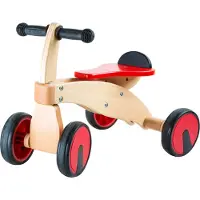 Small Foot 10233, 1 Jahr(e), 4 Rad/Räder, Holz, Schwarz, Rot, Holz