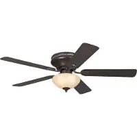 WESTINGHOUSE Everett Deckenventilator mit Licht Holz leise - , Everett, Holz, für Wohnzimmer, Holz, Landhaus / Rustikal