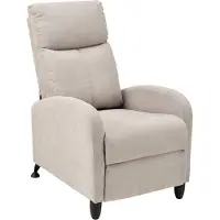 En.casa Polstersessel Bregenz Relaxsessel Relaxliege 102x60x92 cm Liegesessel Fernsehsessel Sessel mit verstellbarer Rückenlehne TV Sessel aus Textil Braun []