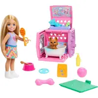 Barbie Chelsea-puppe Mit Hund Und Tragetasche