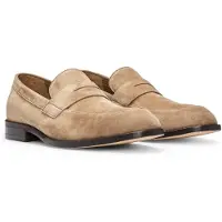 BOSS Herren Business Schuhe Limber - Taupe - Größe 44