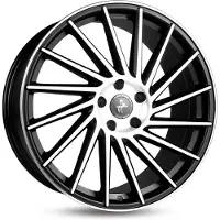 KESKIN 21 Zoll KT17 5x120 ET38 Alufelgen MATT BLACK FRONT POLISH