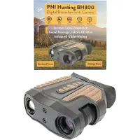 Pni Hunting BH800 digitales Jagdfernglas, 18X Zoom, 10x optisch + 8x digital, Infrarot-Nachtsicht, funktioniert auch nachts