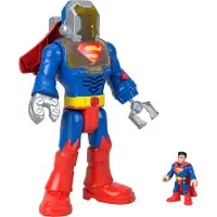 Mattel JCT47 - DC - Super Frieds - Fisher-Price - Imaginext - Interaktiver Roboter, Spielfigur mit Zubehör, 30 cm