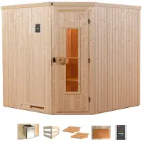 Weka Sauna "Varberg 3" 7,5 kW Bio-Ofen mit ext. Steuerung