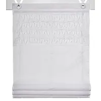 Kutti Heimtextilien Raffrollo Ösenrollo Tuck Weiss 45 * 140 cm
