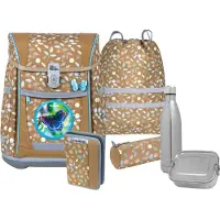 MCNEILL Schulranzen Tenero Schoolbag Set 5-teilig Greta senfgelb