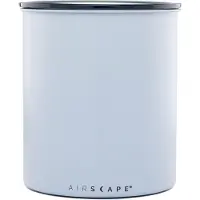 Planetary Design Airscape verzinkter Aromabehälter groß, Kaffeedose, Aufbewahrungdose, Stahl / Kunststoff, Grau Matt, AA2108