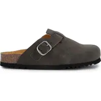 Scholl Clog Fae New Suede Sa Damen Dark Grey-Schuhgröße 36