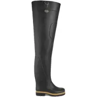 Le Chameau Gummistiefel Oceane Cuissardes Jersey Schwarz Herren-Schuhgröße 41
