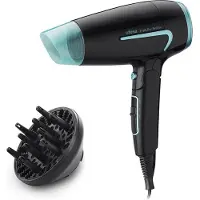 Ufesa Trip&Dry, Schwarz, Blau, Schieber, 1600 W