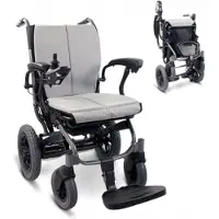 Mobiclinic Elektrorollstuhl Faltbar Aluminium Elektrischer Rollstuhl Dualmodus 20 km Reichweite Bis zu 100 kg Verona