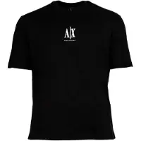 Armani Exchange für Herren. XM000363AF12308UC001 Kurzarm-T-Shirt schwarz (L), Lässig, Baumwolle