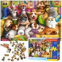 Castor Spielerische Haustiere Puzzle 70 Teile