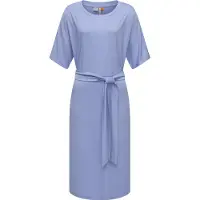 Ragwear Shirtkleid "Pallerma" Ohne Taschen stylisches Sommerkleid mit Bindeband an der Taille