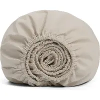 Yumeko Spannbettlaken Baumwolle TENCEL 90x200 Beige - Eco, Bio & Fairtrade