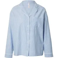 Hunkemoller Pyjama-T-Shirt 301491 Himmelblau Regular Fit 36