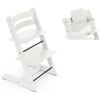Stokke Tripp Trapp Bundle Treppenhochstuhl inkl. Babyset, weiss