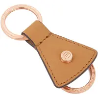 Piquadro Schlüsselanhänger Ray Two-Ring Keychain Cuoio