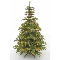 Triumph tree Künstliche Weihnachtsbaum Aurora - 119x119x185 cm - PVC/Kunststoff - Grün