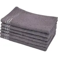 Dyckhoff Gästehandtücher "Wave", (Set, 6 St.), mit Jacquard-Bordüre