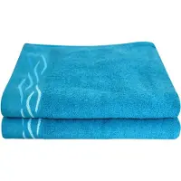 Dyckhoff Handtücher "Wave", (Set, 2 St.), mit Jacquard-Bordüre