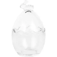 Clayre & Eef Glastopf Ø 11x17 cm Transparant Glas
