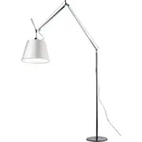 Artemide Tolomeo Mega 36 Terra LED-Stehleuchte dimmbar-Body Aluminium - Schirm Satin-Dimmer in der Zuleitung-mit LED (3000K)