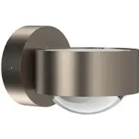TOP LIGHT Puk Mini Wall LED-Wandleuchte-Nickel matt-Glas matt-Linse klar-mit LED (2700K)
