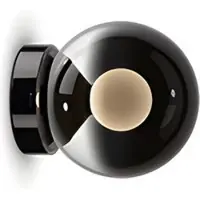 Occhio Luna scura 125 up LED-Wandleuchte-Dark Chrome-mit Tunable White (2700K - 4000K)