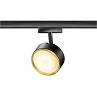 Brück Tuto II Spot DLR LED-Strahler für das DUOLARE Schienensystem-Schwarz/Gold-mit LED (2700K)