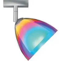Brück Silva Spot 110 DLR Strahler für das DUOLARE Schienensystem-Chrom matt-Blau-Magenta