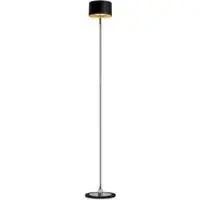 OLIGO Trofeo LED-Stehleuchte-Schwarz matt/Blattgold-mit Tunable White (2200K - 5000K)