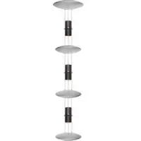OLIGO Bel-Air LED-Pendelleuchte-Blattsilber-Set mit Deckenbaldachin-mit LED (2700K)