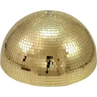 Eurolite Spiegel-Halbkugel 50cm gold motorisiert