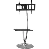 Techly TV LED/LCD Standfuss m. runder Basis und Ablage