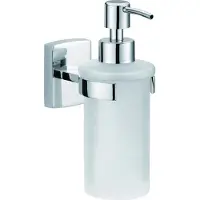 TESA klaam 40267-00000-00 Sæbedispenser 200 ml Krom (blank), Hvid (satineret)