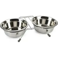 Beeztees Lumara RVS Deluxe Futterset - 20 cm