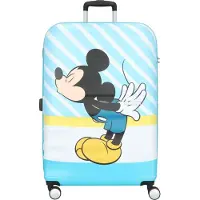 American Tourister Wavebreaker Disney - Spinner L Koffer, 77 cm, 96 L, Mehrfarbig (Mickey Blue Kiss)
