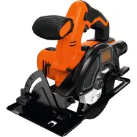 Black & Decker BDCCS18-QW, Schwarz, Rot, 14 cm, 3700 RPM, 4,3 cm, 1,27 cm, 4,3 cm
