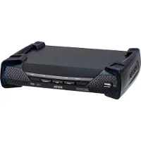 Aten 4K DisplayPort Einzeldisplay KVM over IP Empfänger mit PoE, Receiver, Verkabelt, 10000 m, Cat5e, 3840 x 2160 Pixel, 36 Bit
